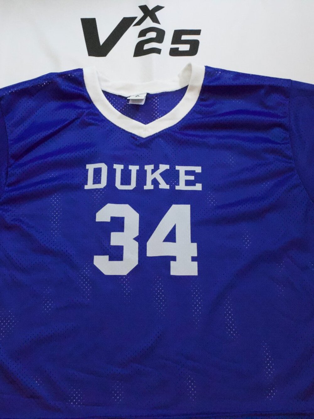 NEW Men's Duke Brennan O'Neill Lacrosse Blue Mesh Jersey Sz XL